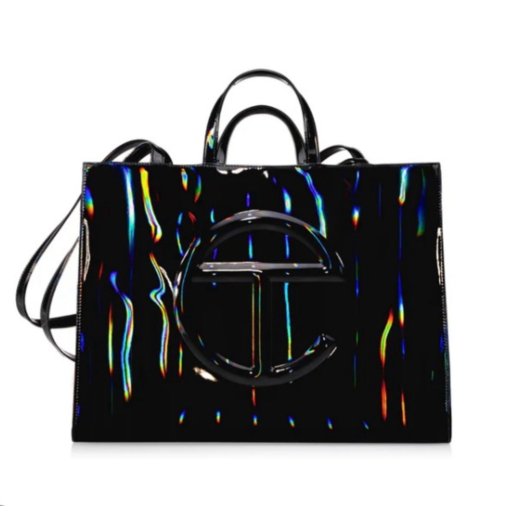 Telfar • NWT Medium Shopper in Black Rainbow